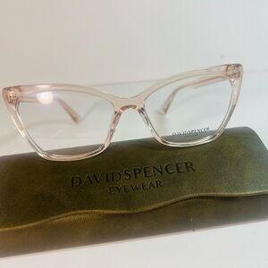 David Spencer acetate champagne glassess for women new cat eye